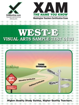 cover image of WEST-E Visual Arts Sample Test 0133